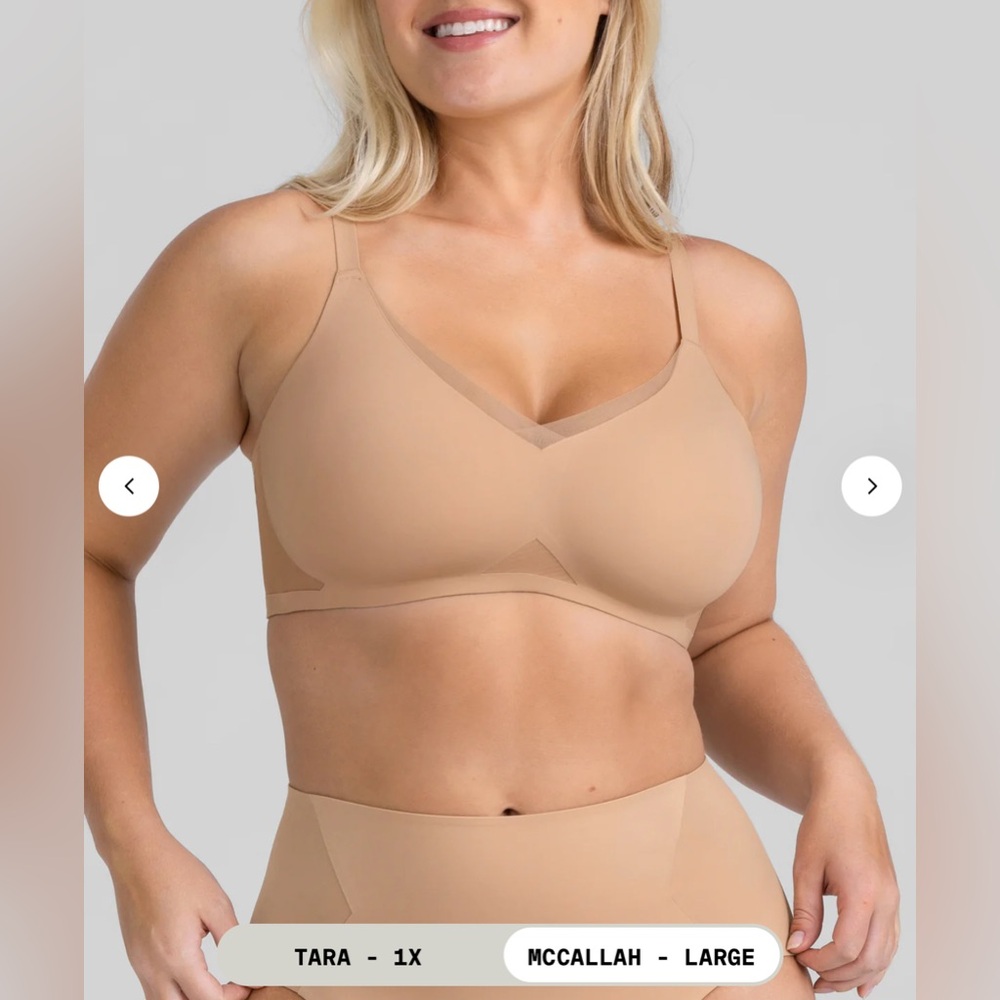 Honeylove Crossover Sand Bra Large  NWOT